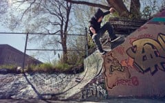 A Post With a Beautiful Image of a Skater Doing a Wallie
